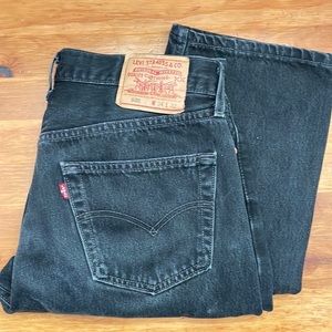 Levi’s Black 501 5-Button Fly Jeans